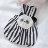 Moda Primavera y Verano Chanel Moño Blanco y Negro Ropa para Perros Osos de Peluche Perro Pequeño Perro Mascota Ropa para Perros