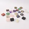Pingente de Trevo de Quatro Folhas Pedra Solta de Cristal Charme de Trevo da Sorte Colar Acessórios de Joias DIY Fornecimento Transfronteiriço Lote Misto
