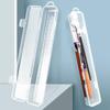 Caixa Retangular Transparente para Pincéis de Pintura Gouache Aquarela Óleo Caixa de Armazenamento para Pincéis de Pintura Caixa de Armazenamento para Pincéis de Pintura Fábrica