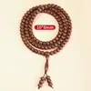 Pulseira de Madeira Seis Caminhos 108 Contas de Oração de Mão Madeira de Dragão Material Antigo Padrão de Contas de Madeira Polido à Mão Pulseiras Masculinas e Femininas