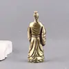 Latón Puro Experto Médico Hua Tuo Pieza Decorativa Vintage para Decoración del Hogar, Elemento de Paisaje, Mascota de Té de Escritorio, Adorno de Cobre Artesanal