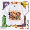 Camiseta Infantil de Manga Curta Tema Restaurante da Suzi Verão Homem Melancia Desenho Animado Meninos Top 100% Algodão