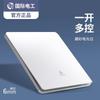 Painel de Tomada e Interruptor Tep International Tipo 86 Ultra-Fino Branco Fosco para Uso Doméstico, Estilo Creme, 5 Furos para Computador Gigabit