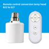 Portalámparas de control remoto interruptor inteligente con retardo asiento interruptor controlador inalámbrico hogar perezoso tornillo E27 dormitorio al por mayor