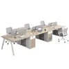 Mesa de conferencias de oficina estaciones de trabajo para personal de oficina escritorios de oficina mamparas de oficina simples y modernas estaciones de trabajo escritorios para computadora