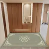 Capacho de entrada estilo chinês transfronteiriço, tapete para piso de hall de entrada de casa, cobertura total, lavável, resistente ao desgaste, resistente à sujeira, tapete espesso, disponível para atacado