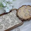 Cuentas de Garra de Gato de Cristal Blanco con Cuentas Cuentas de Cristal Natural Cuentas Hechas a Mano