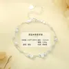Pulseira Folha de Ginkgo Estilo Novo de Três Ouriveses Essencial Outono e Inverno Joias de Nicho Estilo Coreano Temperamento
