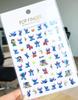 Fábrica de pegatinas para uñas Stiewell punto de venta nuevo lindo caricatura pegatinas para uñas Stiewell Me343-354