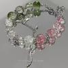 Popular Pulsera Dulce de Verano Verde para Mujer Diseño Ins Pulsera Pequeña Fresca de Mariposa Estudiante Mejor Amiga Regalo de Cumpleaños