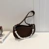 Bolso de diseño nicho para mujer 2024 nuevo de moda con cuentas combinable para ir al trabajo, bolso de hombro de moda europea y americana tipo bandolera al por mayor