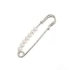 Broche para Asegurar Ropa, Ajustar la Cintura de la Falda, Herramienta para Ceñir la Cintura, Decoración para Calcetines, Hebilla Anti-Exposición, Pin de Perla para Ceñir la Cintura