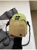 Bolsa Transversal de Luxo Transfronteiriça para Mulheres 2026 Nova Moda Tendência Bolsa de Ombro Casual Versátil Estilosa Color-Blocking Pequena