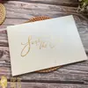 Impresión Tipográfica con Estampado en Caliente Estilo Americano Fino y Técnicas de Grabado Tipográfico para Invitaciones de Boda Personalizadas