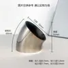 Codo de Acero Inoxidable Curva de 45 Grados para Pasamanos de Escalera Tubo de Curva Industrial Automotriz Escape Ventilación Junta de Tubo Redondo Resistente a Alta Presión Curvado