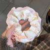 Estilo Ins Ballet Cuadros de Leche Encaje de Industria Pesada Estilo Coreano Anillo para el Pelo de Intestino Grueso Cuerda para el Pelo Linda Dulce Cremosa de Chica
