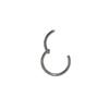 Anillo nasal de varilla fina de 20 g, de acero inoxidable 316L, cerrado sin costuras, para el hueso de la oreja, universal, para punción labial, multiusos.