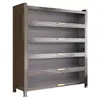 Gabinete de Almacenamiento de Acero para el Hogar Dormitorio Balcón Sala de Estar Gabinete de Almacenamiento Multicapa Gabinete Organizador Multifuncional Gabinete para Artículos Varios