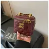 Bolso de mano coreano de nicho tipo caja para mujer, modelo nuevo 2026, bolso acolchado de rombos con cadena para ir al trabajo, de hombro y cruzado