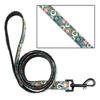 Seleção rigorosa de ponto transfronteiriço pequeno floral nylon fita animal de estimação anti-lost lettering gato tecido colar traction conjunto de tração