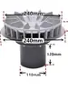 Sifón para Depósito de Agua de Lluvia Tipo 87 Acero Inoxidable Sifón para Depósito de Agua de Lluvia Sifón para Depósito de Agua de Lluvia HDPE Agua de Lluvia