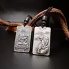 Colgante Chiba Plata Tailandesa Signo del Zodiaco Doce Dios Guardián Colgante para Hombres: Colgante de Rata, Buey, Tigre, Conejo, Dragón, Serpiente, Caballo, Oveja, Mono, Gallo, Perro, Cerdo