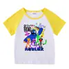 2023 Crianças Verão Novo Terno Meninos e Meninas Bebê Calças Quentes Manga Curta Camiseta Shorts Casual Esportes Conjunto Infantil de Duas Peças