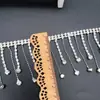 Corrente de Garra com Franja Elegante Estilo Coreano, Linda Corrente de Garra com Diamante, DIY Feito à Mão, Materiais Decorativos e Acessórios para Bolsas e Roupas
