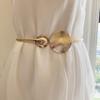 Cinturón Decorativo para Vestido, Cadena de Cintura Metálica a la Moda, Faja Elástica y Estirable, Fajín para Vestido, Herramienta para Adelgazar la Cintura
