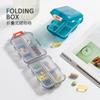 Caja de medicamentos, subpaquete de medicamentos portátil, caja de almacenamiento, siete días a la semana, tres comidas al día, mini subpaquete de medicamentos portátil, caja pequeña