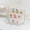 Estante de almacenamiento compartimentado extragrande, organizador de escritorio multicapa de alta gama, soporte de exhibición para figuras y maquetas, estante de almacenamiento para cosméticos
