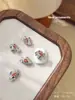 Acessórios para Nail Art Ano Novo do Cavalo Zircônia, Estilo Levemente Luxuoso, Cor Dourada, Trazem Riqueza Instantânea, Liga Metálica Brilhante Incrustada com Diamantes, Diamantes para Unhas Atacado