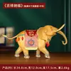 Fortuna Propicia Venta al por Mayor Elefante Atractor de Riqueza Cerdo del Zodiaco Sala de Estar Decoración del Hogar Caqui Regalo de Casa Nueva A0067