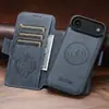 Adecuado para iPhone18Promax Funda de Cuero con Tapa Magnética Dividida Samsung S26U Funda Protectora de Carga Inalámbrica
