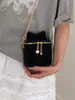 Bolso de Mano Pequeño Texturizado de Moda para Mujer 2026 Nueva Moda Bolso Caja Acolchado con Cadena Bolso Cruzado Versátil