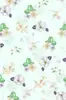 Flor de cerezo de primavera tela fina de poliéster y algodón accesorios hechos a mano para manualidades DIY, 1Yc40704
