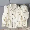 Varios estilos y colores de conjuntos de algodón nube para primavera y otoño con mangas largas y pantalones largos, nuevo modelo 2026, adecuados para usar al aire libre, ropa de casa de dibujos animados