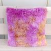 Fábrica Fonte Transfronteiriça Popular Distribuição Pv Veludo Pelúcia Cabeceira Bolsa Macia Simples Tie-Dye Almofada de Sofá Couro