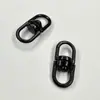 Fábrica de Origen de Broches Giratorios de Figura de Ocho, Galvanizados en Tres Colores, Opcional con Esmalte Sellado, Paquete de 50 Llaveros para Joyería de Aleación de Zinc