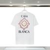 Camiseta de manga corta para pareja con estampado holgado y combinable de Casablanca, popular en verano transfronterizo de Casa Blanca