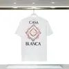 Camiseta de manga curta solta com estampa de frutas de verão estilo tropical Casablanca Nova Casablanca