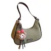Bolsa de design de nicho feminina grande capacidade 2024 nova outono e inverno vintage ombro axila bolsa transversal bolsa de bolinho de massa de viagem