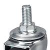 Venta al por mayor rueda doble de 1.5 pulgadas TPR para muebles rueda universal de fondo plano con freno gabinete ruedas eléctricas ruedas al por mayor