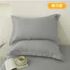 Um par de fronhas 100% algodão 48cmx74cm, fronhas de algodão puro espessadas, embalagem individual para uma pessoa, nova capa para enchimento de travesseiro