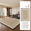 Tapete Retrô Sala de Estar Estilo Vintage Novo Impermeável Resistente a Manchas Sem Lavagem Limpável Sofá Quarto Toque de Luxo Leve High-End Tapete de Chão