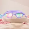 Gafas de Natación de Silicona al por Mayor en Stock para Hombres y Mujeres, Impermeables, Antivaho, Alta Definición, con Tapones para los Oídos Integrados, Equipo de Natación al por Mayor