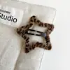 Pinza para el Cabello de Leopardo Popular en Internet para Mujer Clip BB de Felpa Cabello Pinza para el Cabello de Corea del Sur Pinza para el Cabello Adorno para el Cabello Pinza para el Flequillo Pinza para Cabello Roto