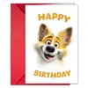 [Cartão de Feliz Aniversário] Conjunto de Cartão de Cumprimentos e Envelope Amazon Desejos de Aniversário Presentear Cartão de Cumprimentos Escrevível