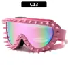 Gafas de Esquí de Montañismo Nuevas de Invierno Europeas y Americanas, Gafas a Prueba de Viento para Motocicleta, Gafas de Sol Deportivas Coloridas Antirreflejos