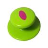 Plástico también SY016 mango corto con tornillo bola de acero bola de fibra cepillo mango color olla cepillo bola de limpieza mango redondo mayoreo
